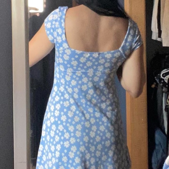 Altar'd State Light Blue Floral Mini Dress - Picture 2 of 3